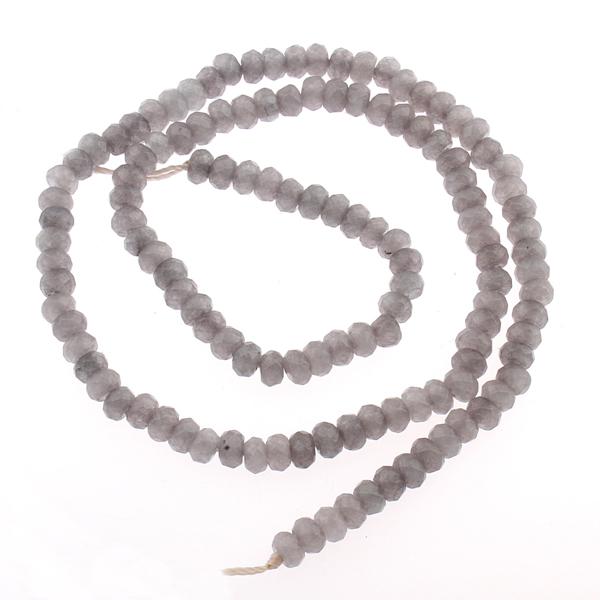 Agaat, 4 x 3 mm, gefacetteerd, per streng