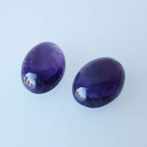 Cabochon HYDRO Amethist, 18 x 13 mm, paars, verpakt per stuk