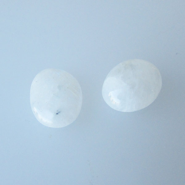 Cabochon Maansteen , 18 x 13 mm, wit, verpakt per stuk