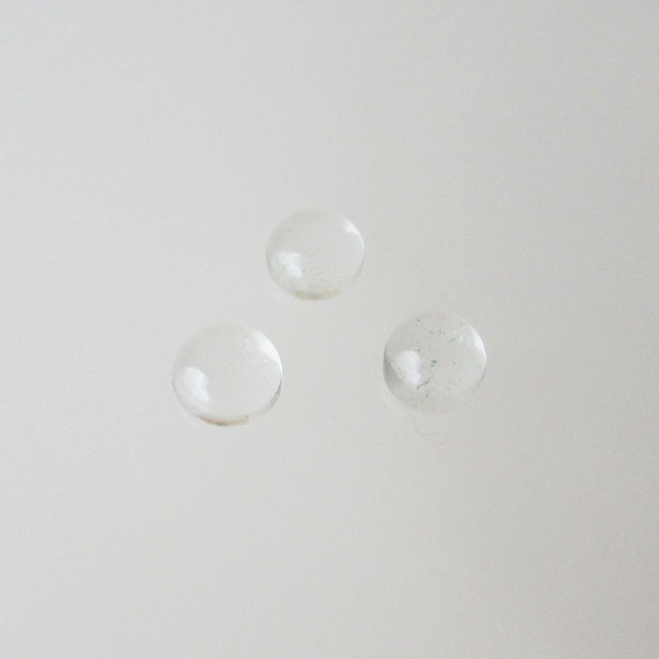 Cabochon Kristal, 6 mm, rond, verpakt per stuk