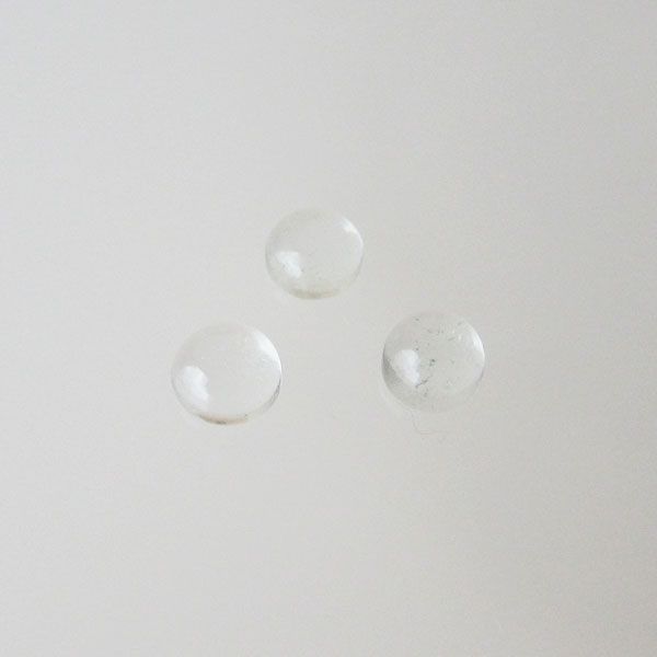 Cabochon Kristal, 8 mm, rond, verpakt per stuk