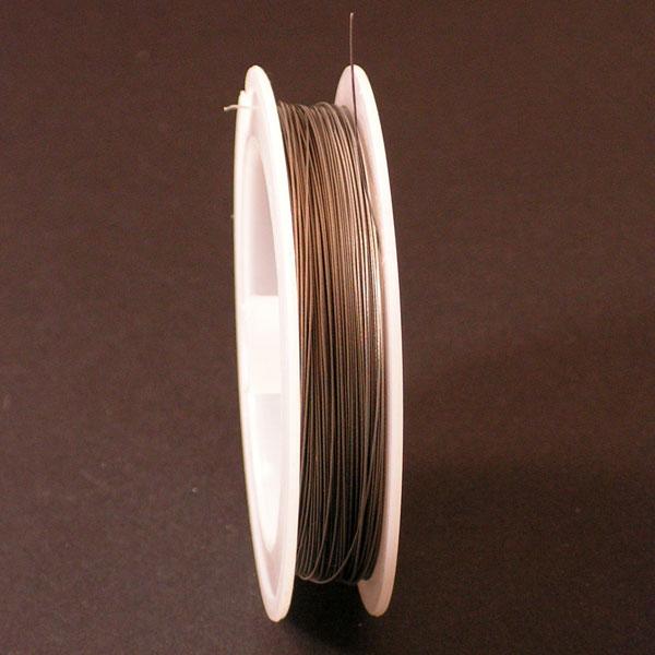 Acculondraad – 0.38 mm, zilverkleur, per rol van 100 meter
