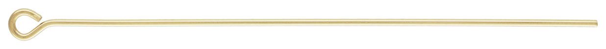 14 K Gold Filled Kettelstift, 0.64 mm x 50 mm, per stuk