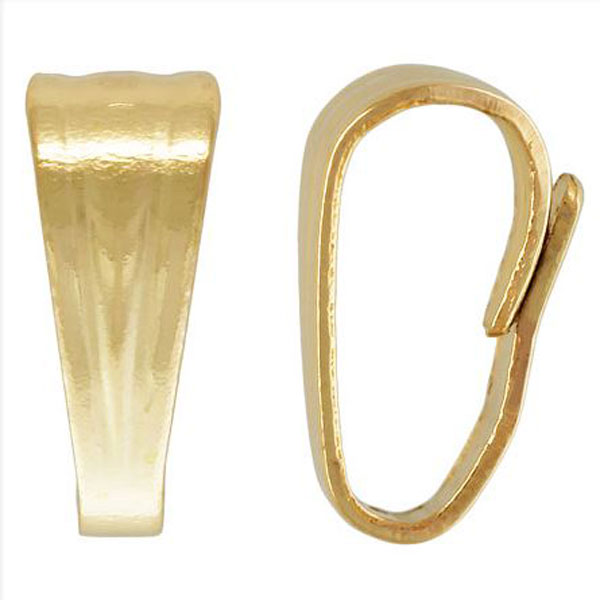 14 K Gold Filled Bail, 2.2 x 5.3 mm, per stuk