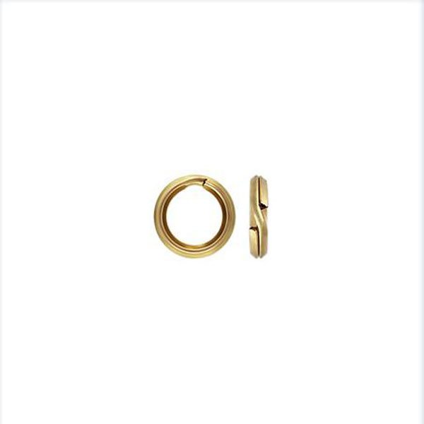 14 K Gold Filled Splitring, 5.2 mm, per stuk