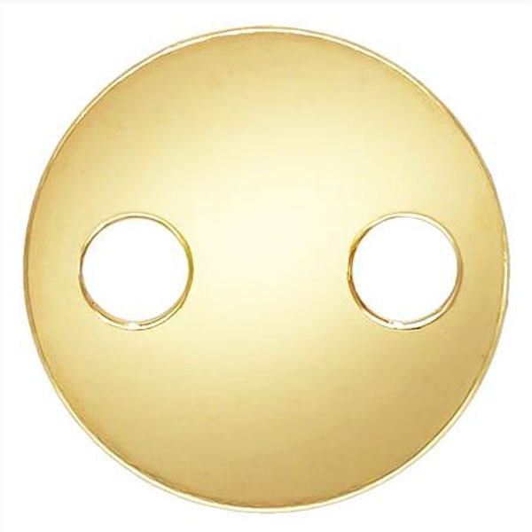 14 K Gold Filled Connector, 4 x 0.3 mm, verpakt per stuk