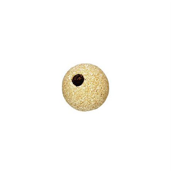 14 K Gold Filled kraal, 2 mm. Stardust, verpakt per 10 stuks
