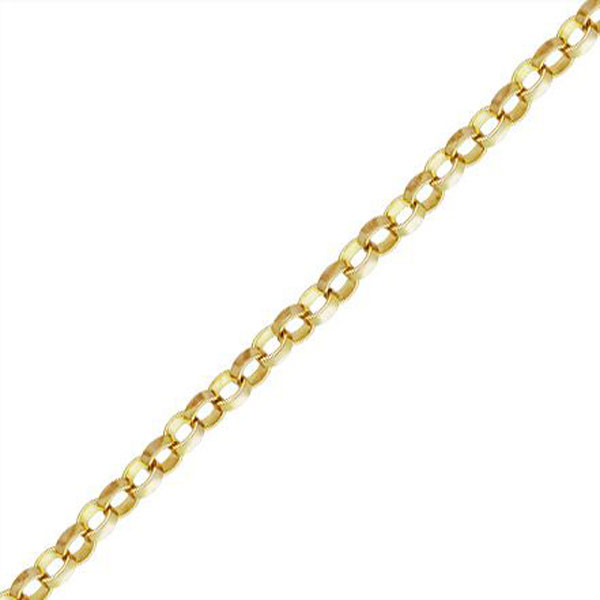 14 K Gold Filled Ketting, Rolo design, 40 cm, per stuk