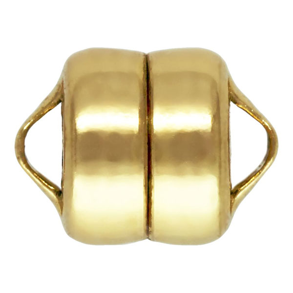 14 K Gold Filled Magneetslot, 7.65 x 5.5 mm, verpakt per stuk