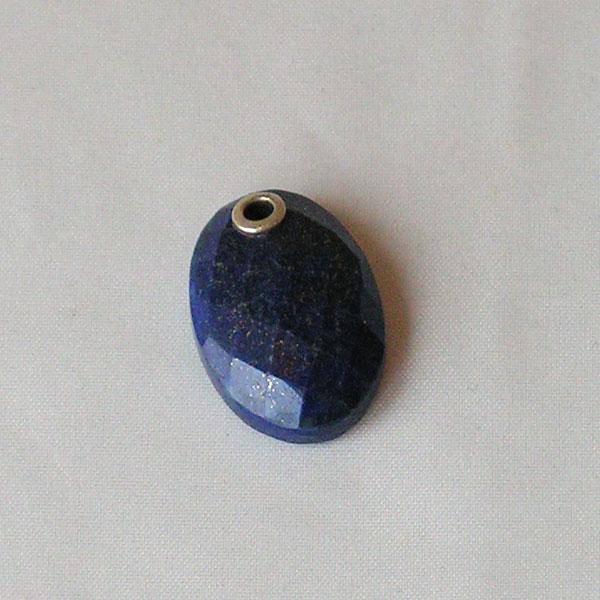 Hanger Lapis Lazuli, gefacetteerd, verpakt per stuk