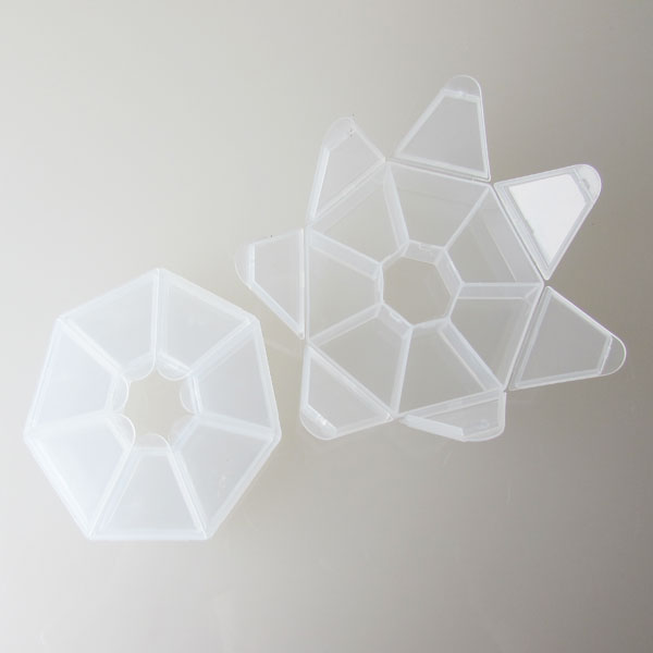 Plastic Kralendoosje, 7 vakjes, 8 cm