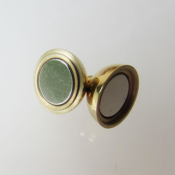 Edelstalen RVS magneetslot, VERGULD, 10 mm, per stuk