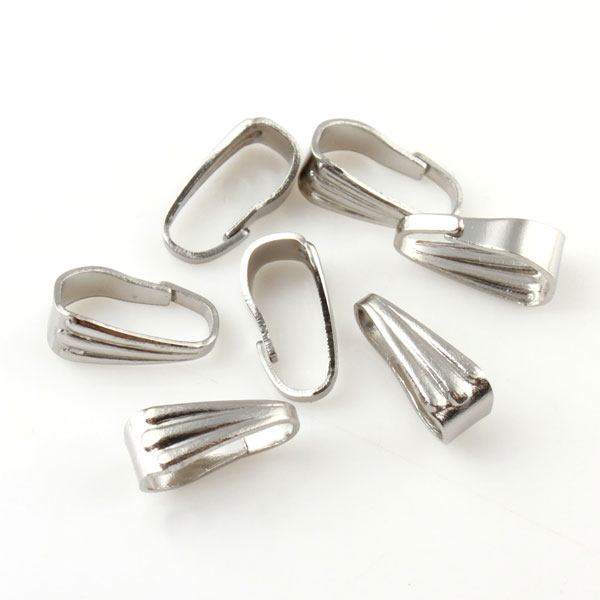 Edelstaal (316) RVS Hangeroog – Bail, 3.7 x 8.7 mm, verpakt per 10 stuks, OP = OP !