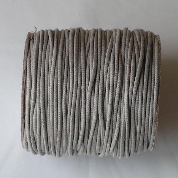 Waxkoord, grijs, 2 mm, per 95 meter